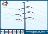 El alto voltaje 220KV galvanizó Electric Power poste para la línea de transmisión proyecto