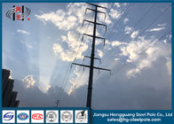 El alto voltaje 220KV galvanizó Electric Power poste para la línea de transmisión proyecto